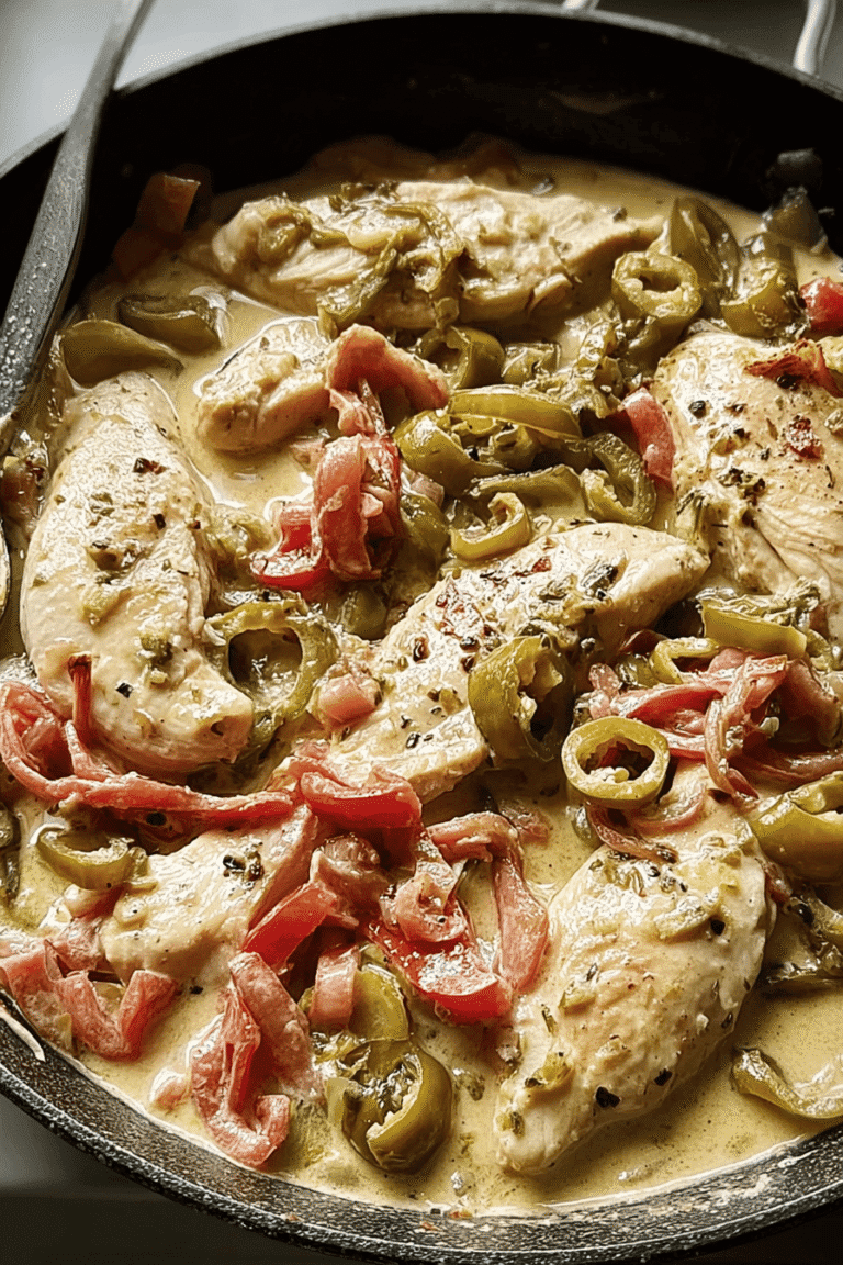 Creamy Pepperoncini Chicken Skillet 9.Png