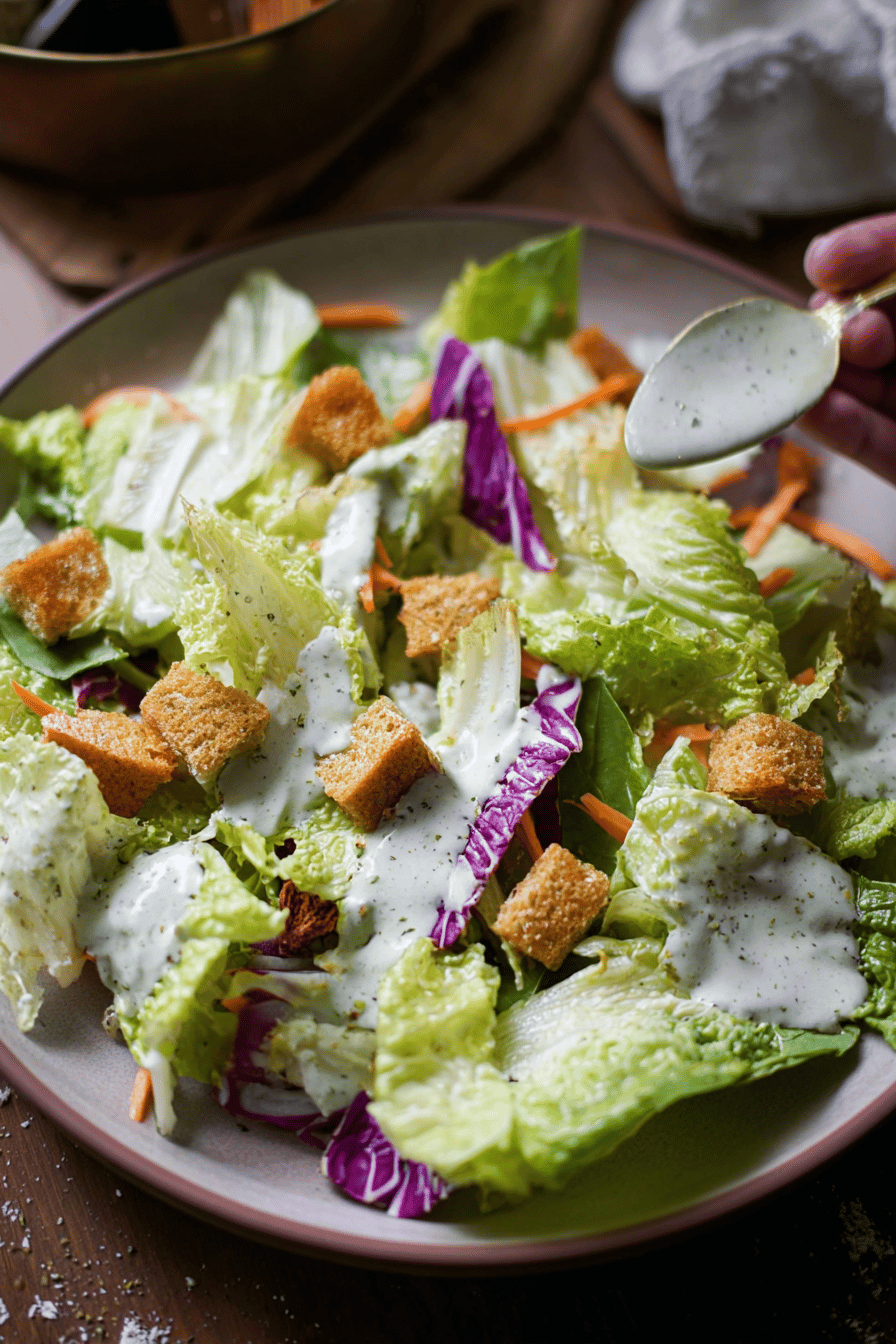 Creamy Pesto Salad Dressing