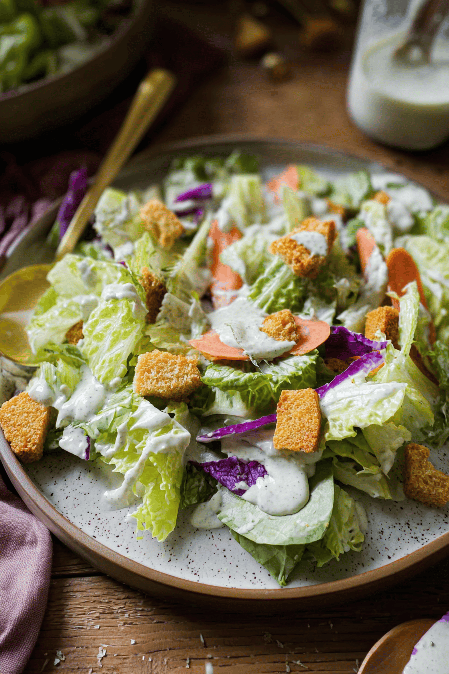 Creamy Pesto Salad Dressing