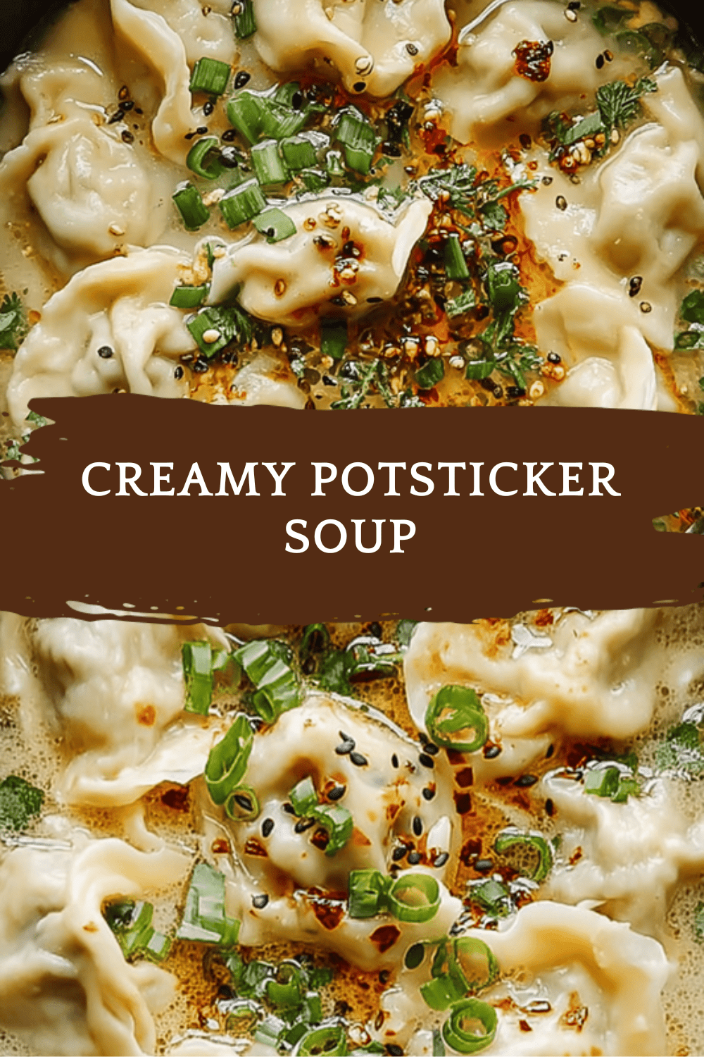 Creamy Potsticker Soup