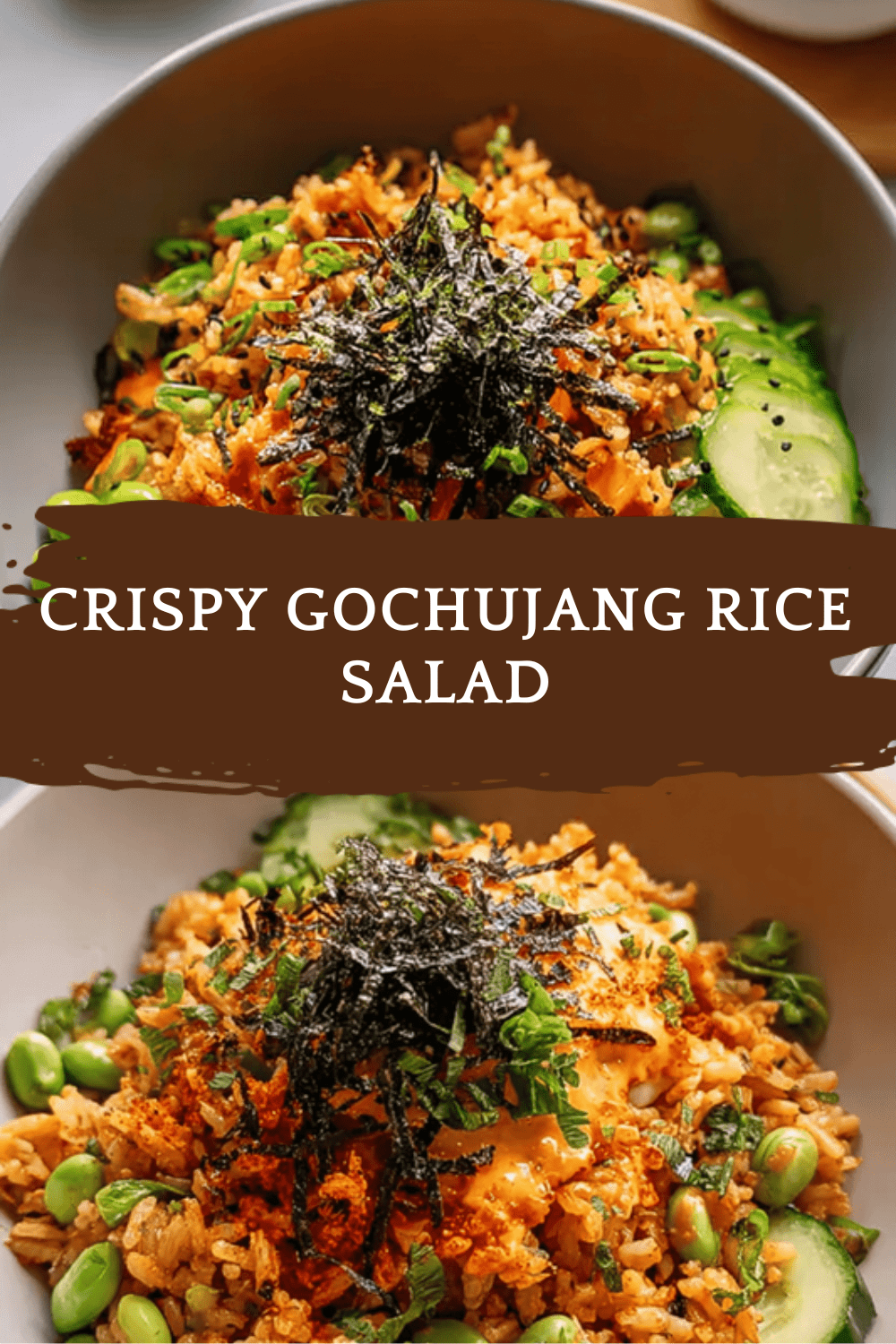 Crispy Gochujang Rice Salad