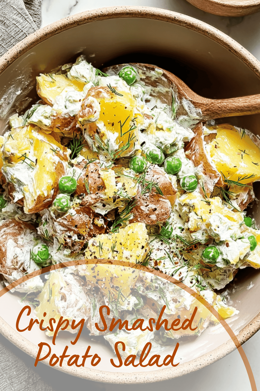 Crispy Smashed Potato Salad