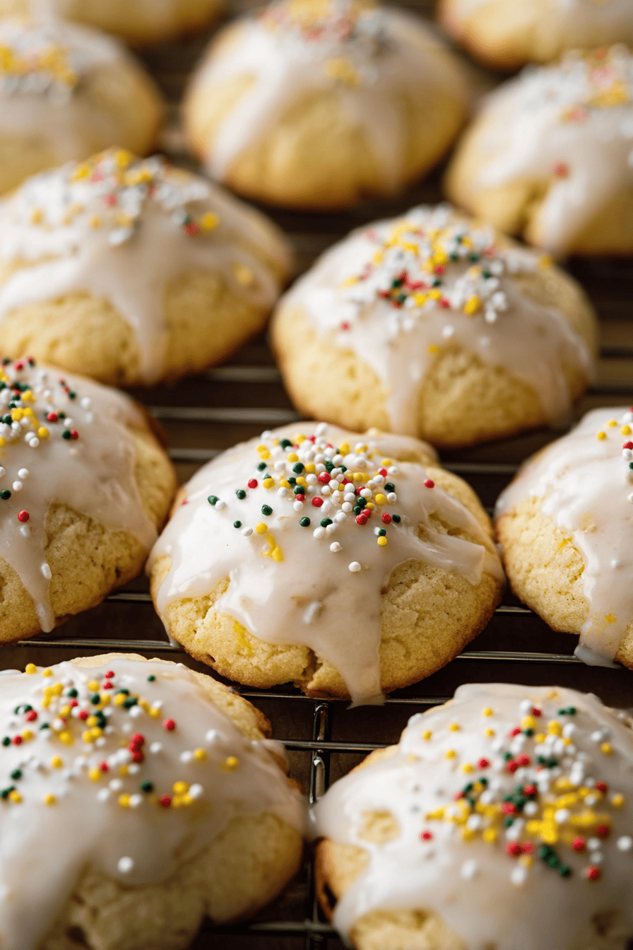 Glazed Lemon Sour Cream Cookies Recipe With Zesty Citrus Flavor 6 Glazed Lemon Sour Cream Cookies
