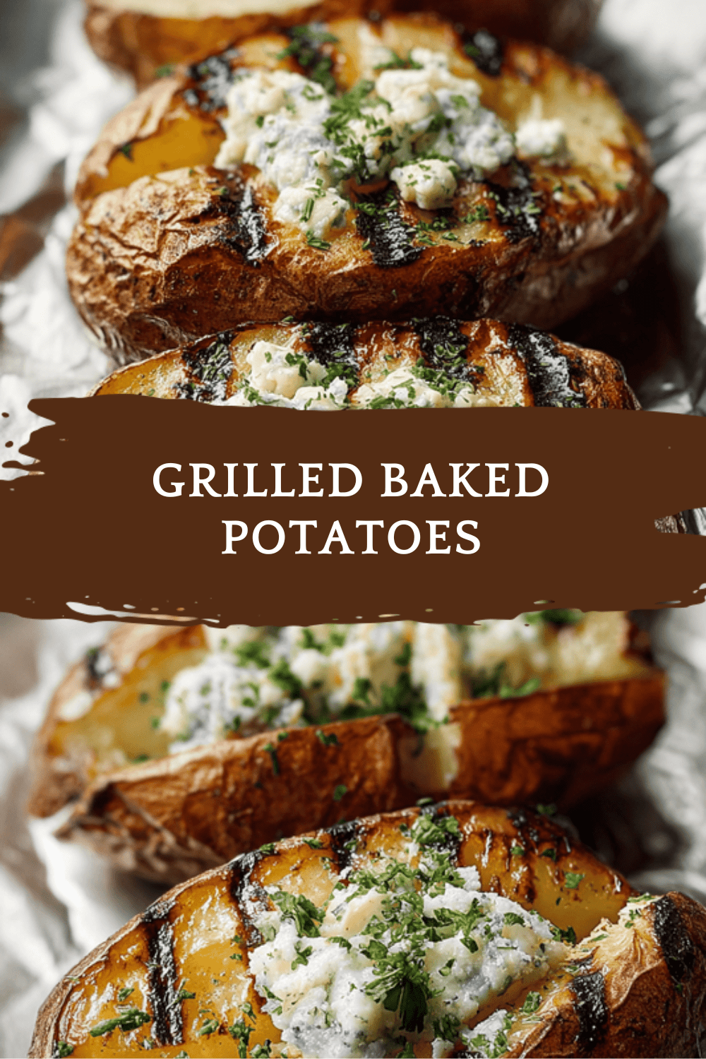 Grilled Baked Potatoes