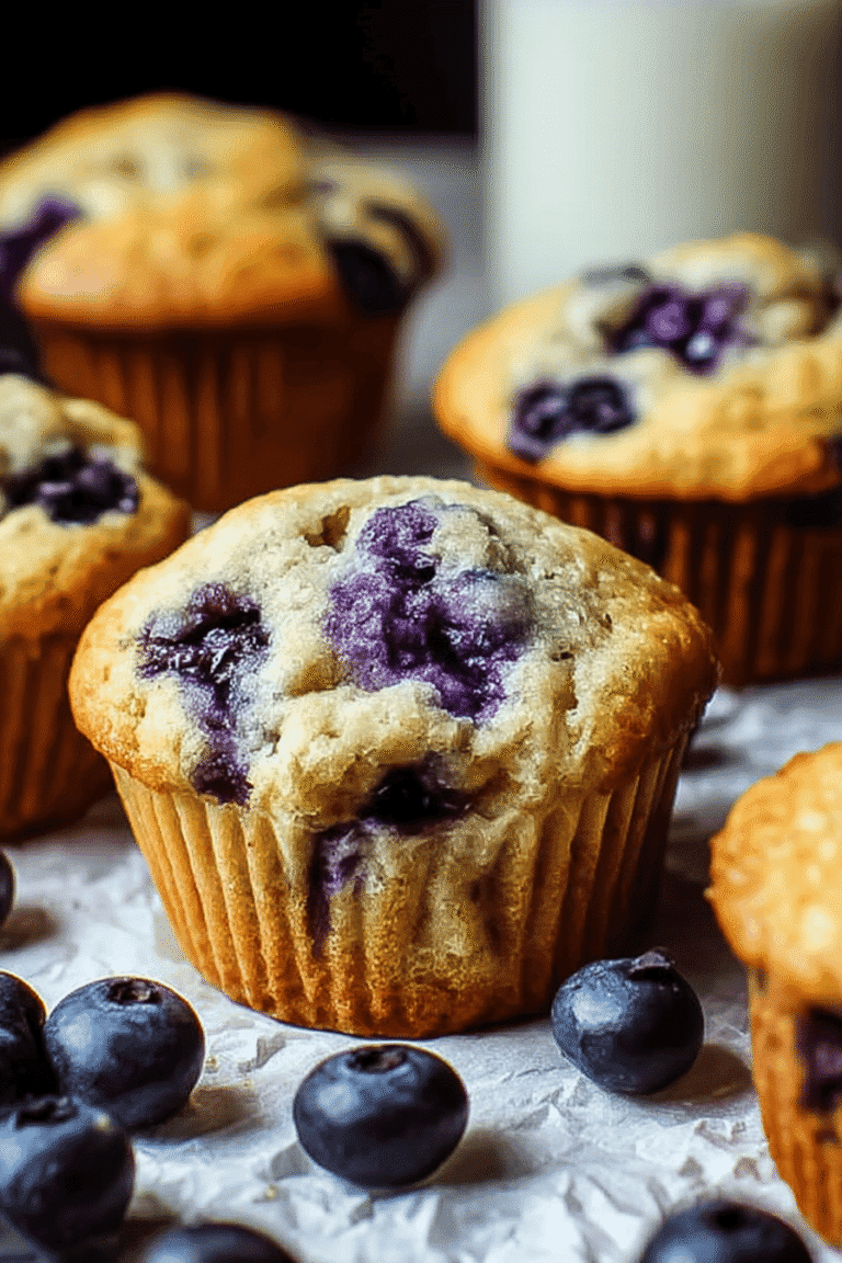 Healthy Greek Yogurt Blueberry Protein Muffins 68.Png