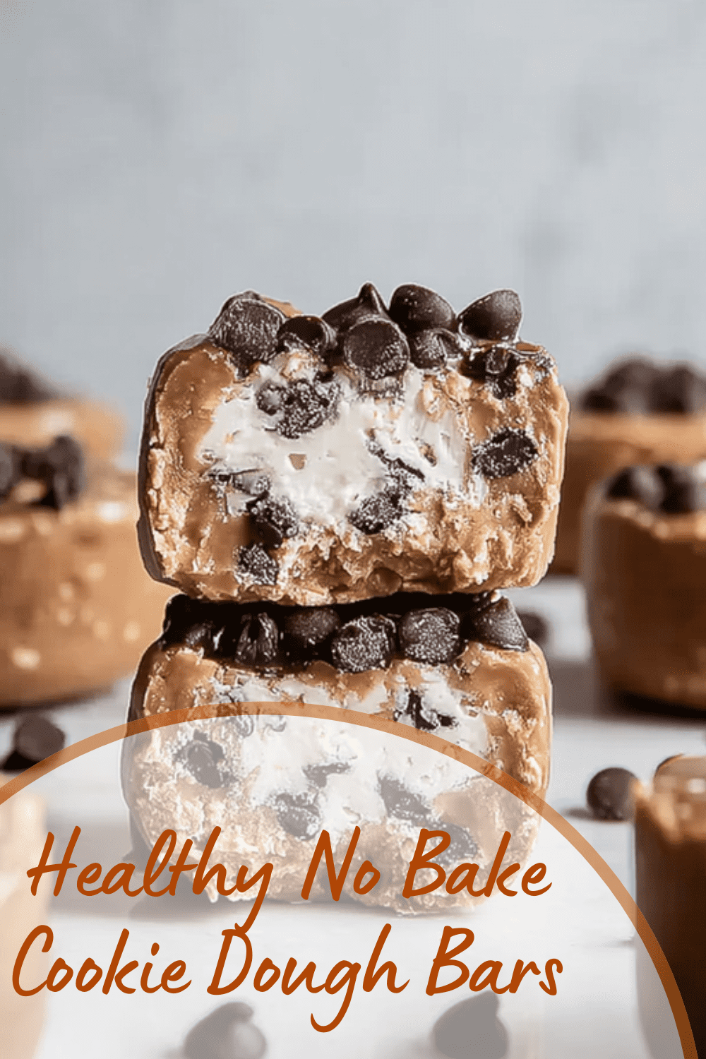 Healthy No Bake Cookie Dough Bars