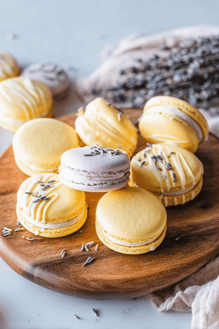 Lavender Lemon Vegan Macarons 38.Png