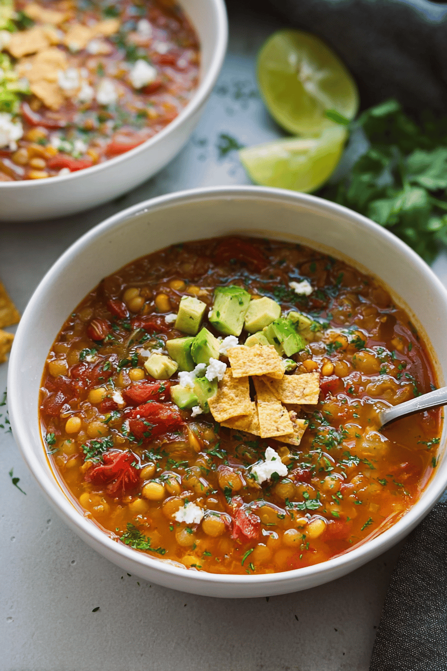Mexican Lentil Soup