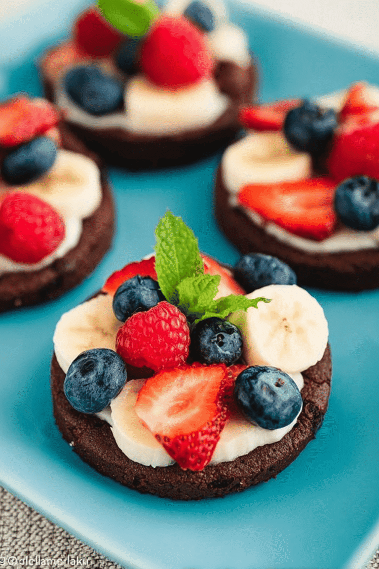 Mini Brownie Fruit Pizzas 4.Png
