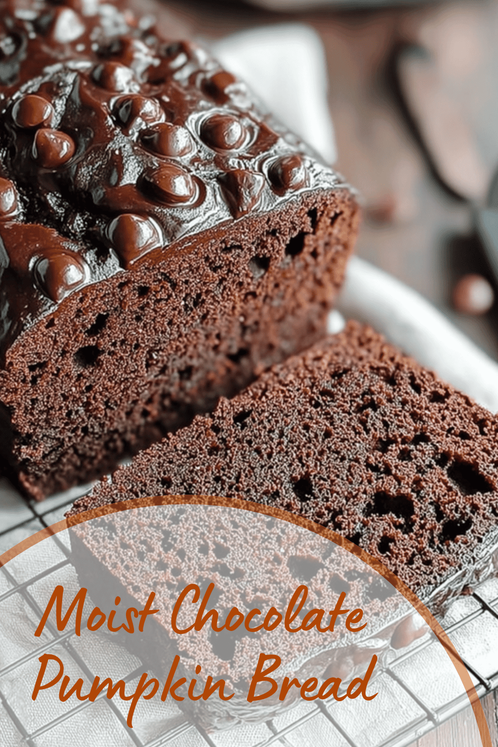Moist Chocolate Pumpkin Bread