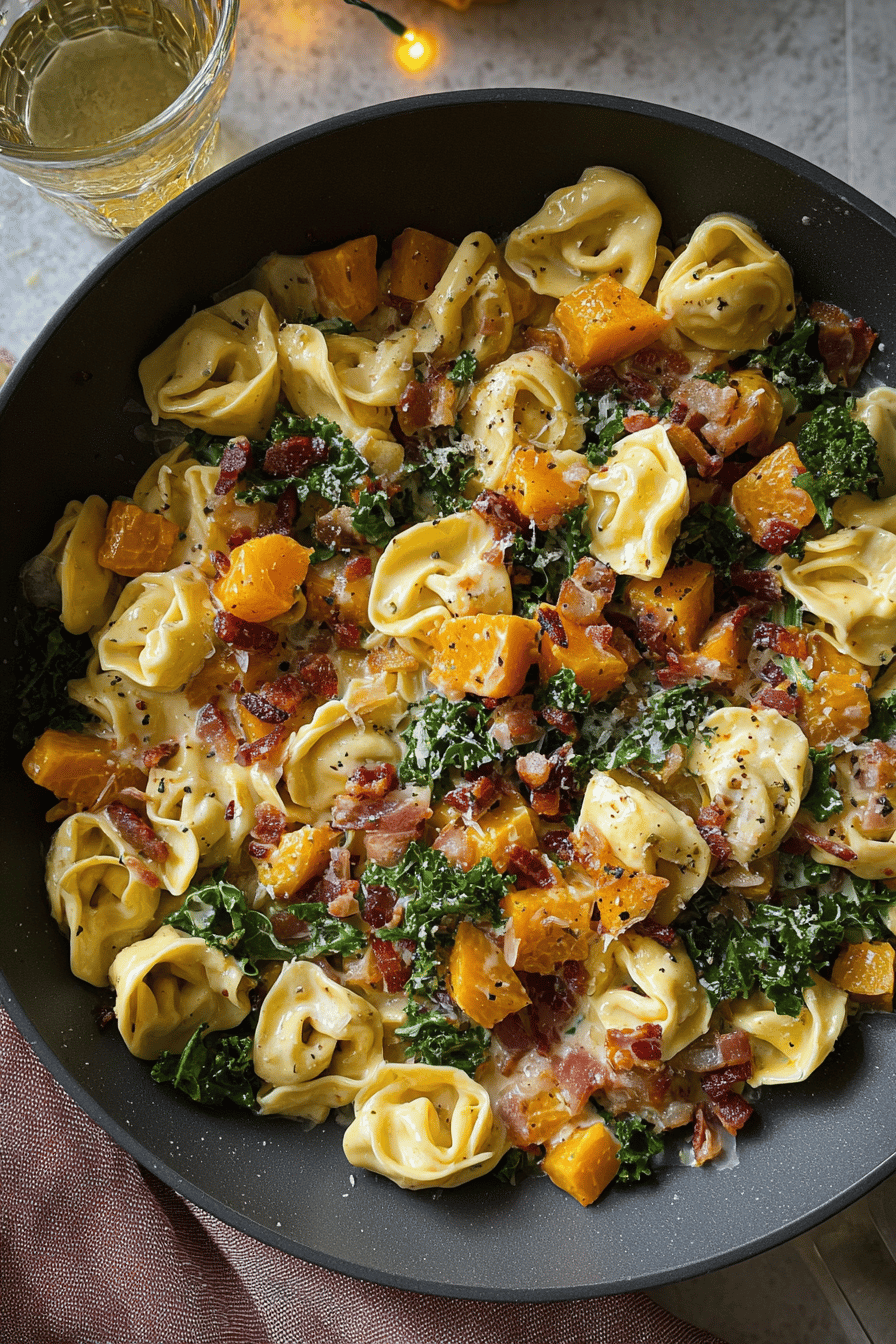 One Pan Creamy Tortellini