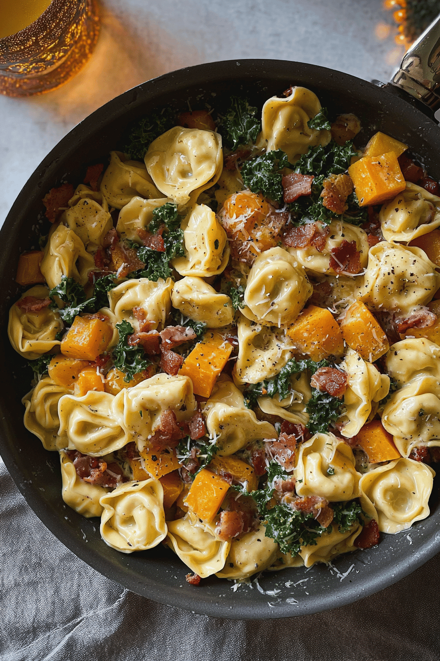 One Pan Creamy Tortellini