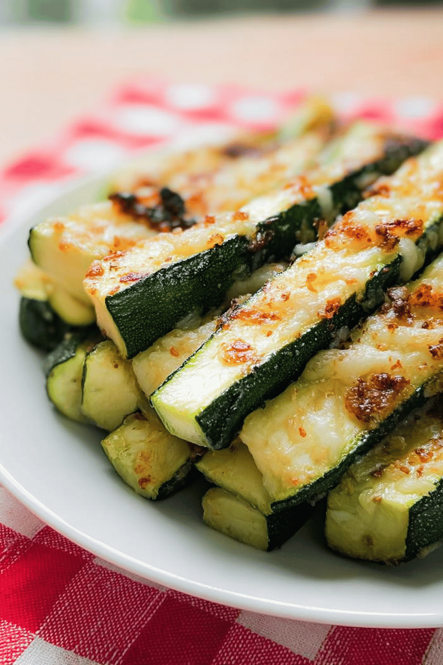 Oven Roasted Zucchini