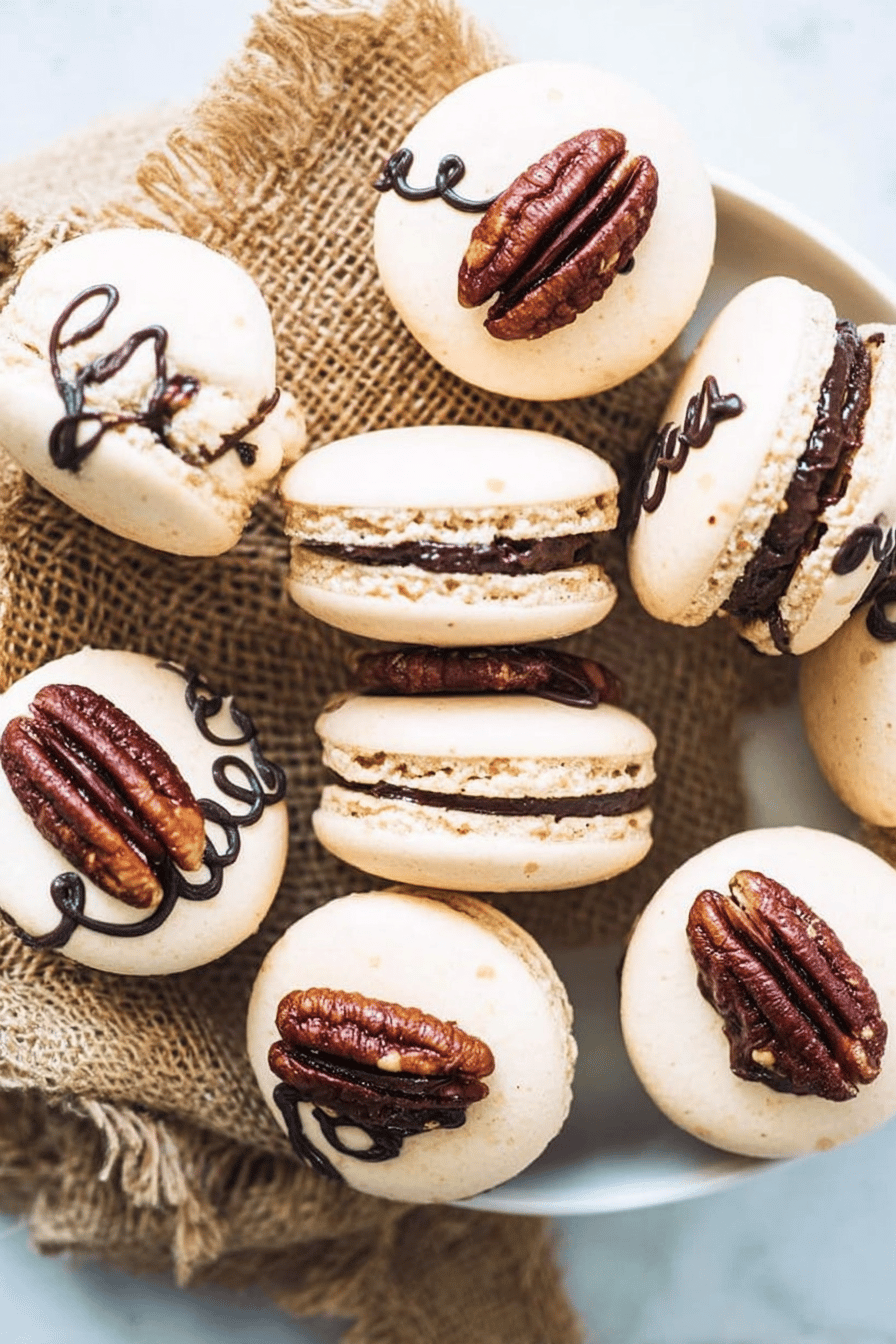 Pecan Macarons