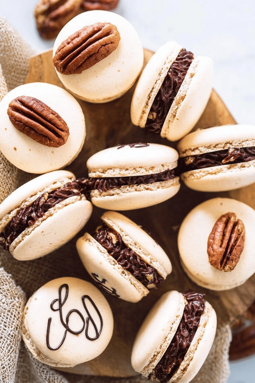 Pecan Macarons