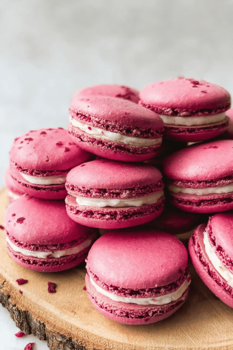 Pomegranate Macarons 49.Png