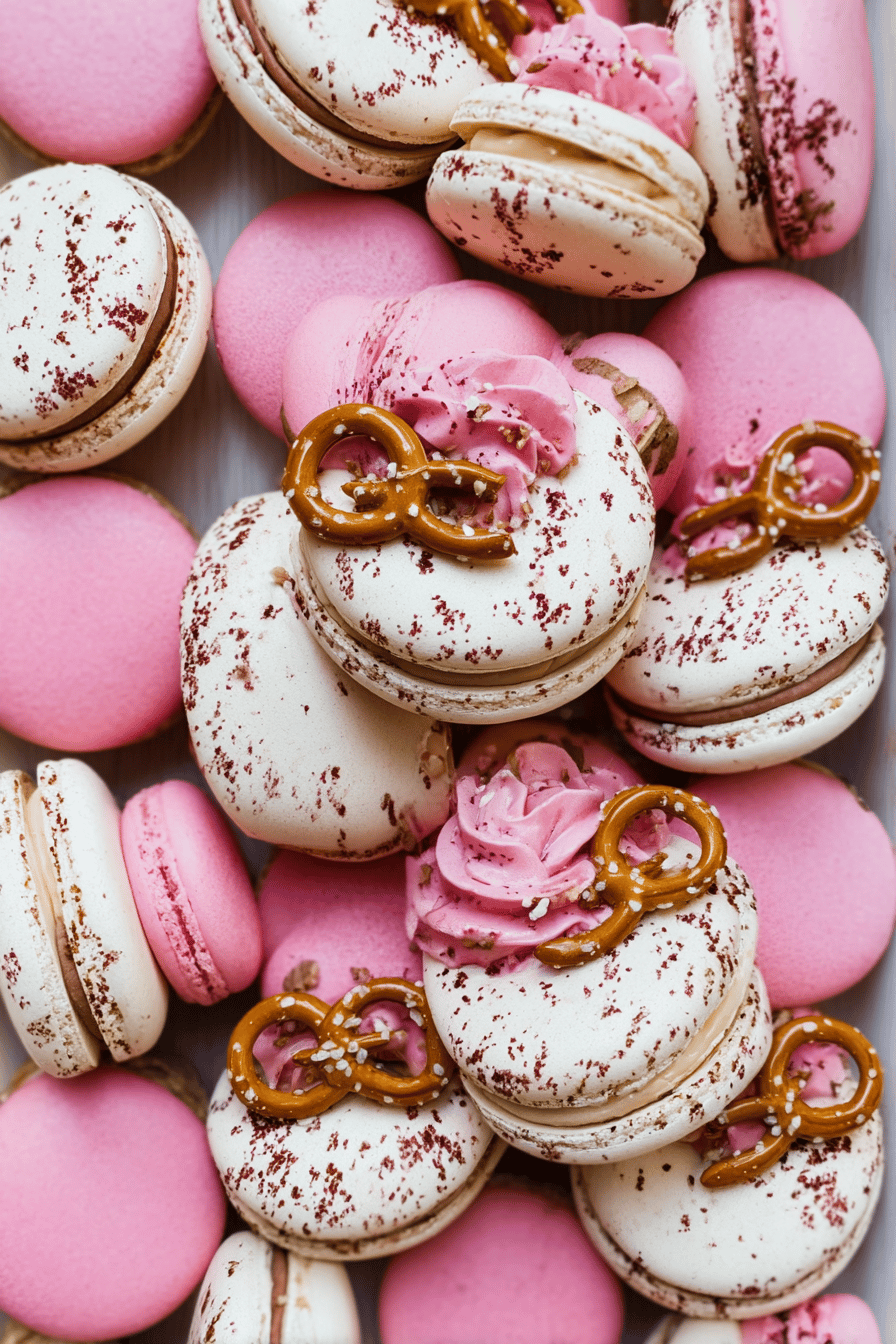 Pretzel Macarons