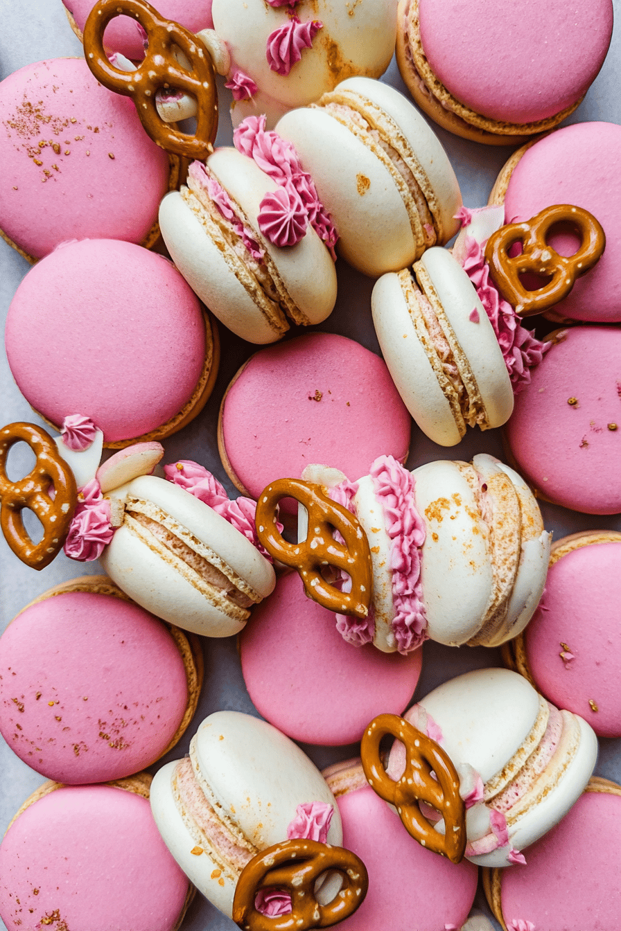 Pretzel Macarons