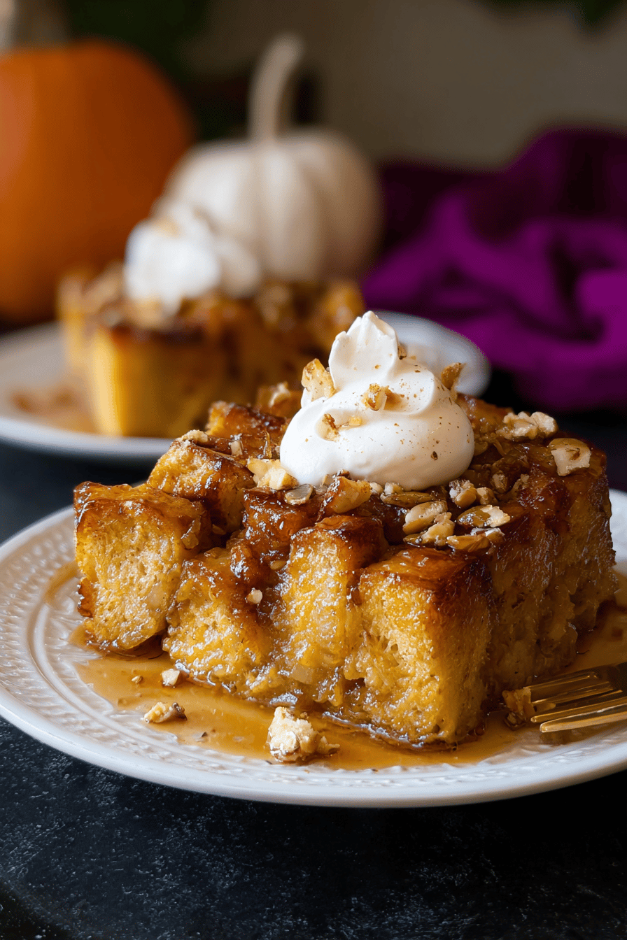 Pumpkin Bread Pudding