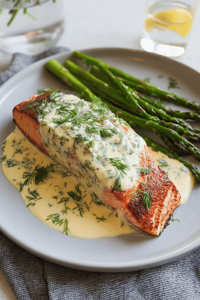 Salmon Creamy Garlic Dijon Sauce 85.Png