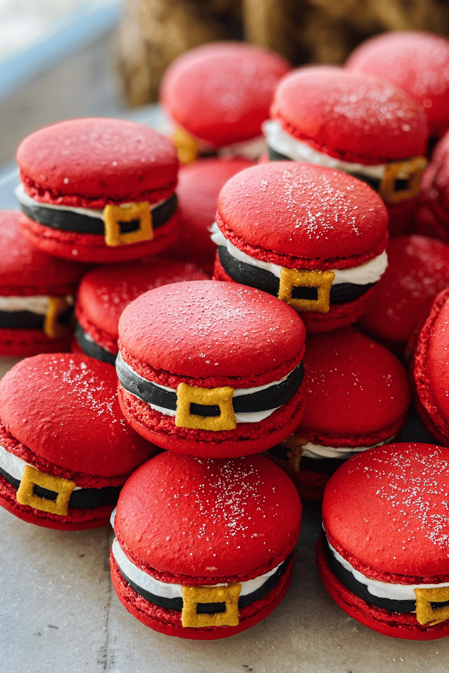 Santa Claus Macarons