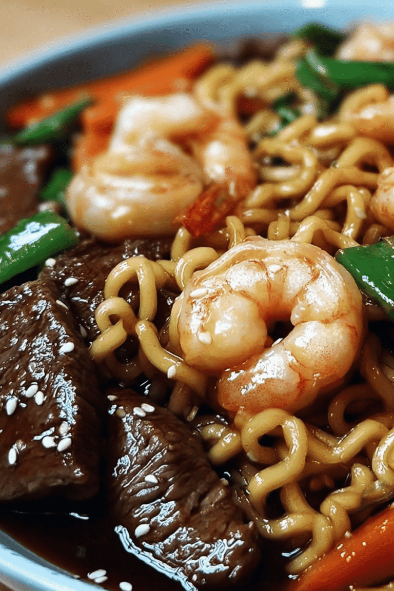 Shrimp Teriyaki Steak Noodles 9.Png
