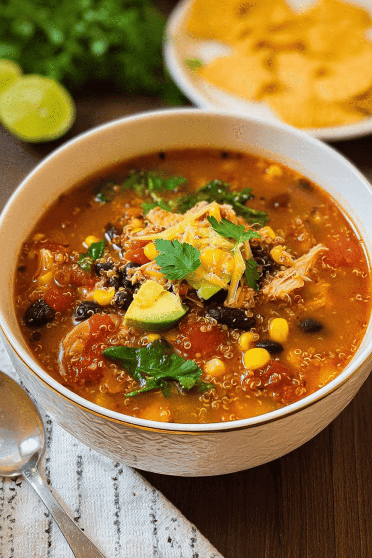 Slow Cooker Chicken Enchilada Quinoa Soup 81.Png