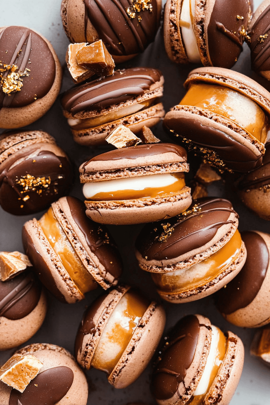 Snickers Macarons