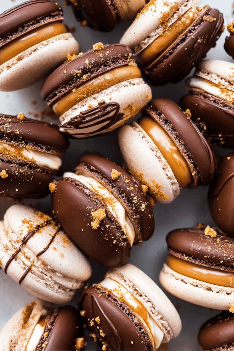 Snickers Macarons 7.Png
