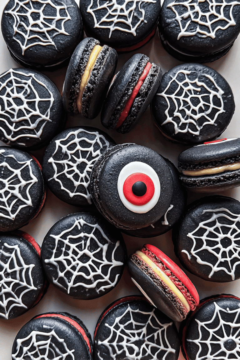 Spider Web Macarons 21.Png