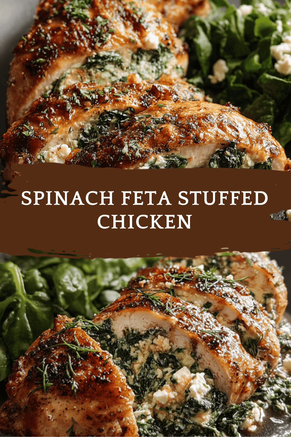 Spinach Feta Stuffed Chicken