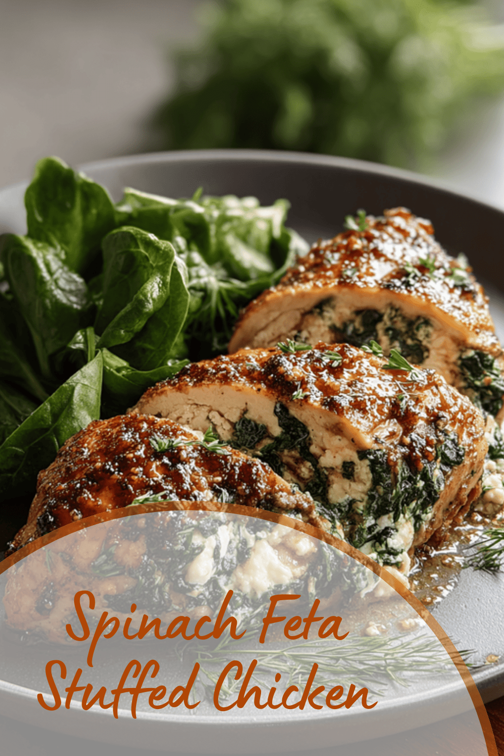 Spinach Feta Stuffed Chicken
