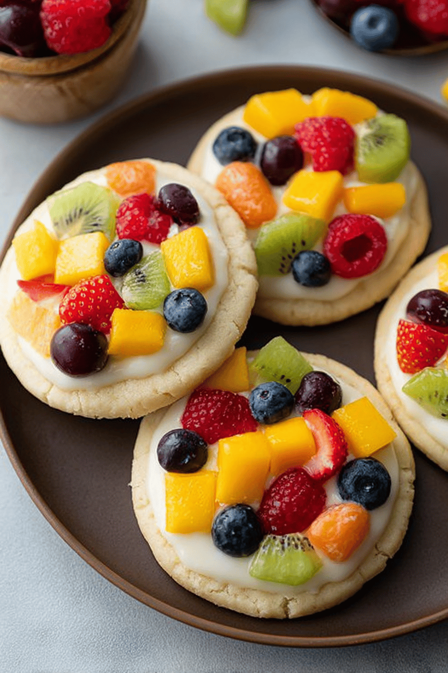 Sugar Cookie Fruit Pizzas Chewy Version