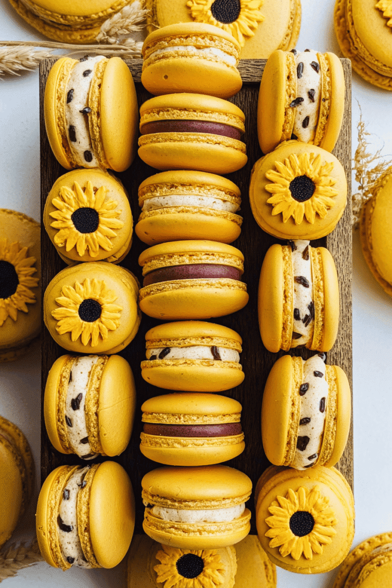 Sunflower Macarons 19.Png