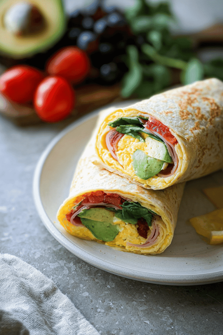 Turkey Avocado Egg Wraps 78.Png