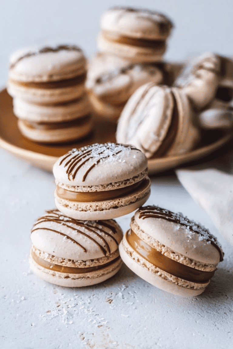 Vegan Salted Caramel Macarons 39.Png
