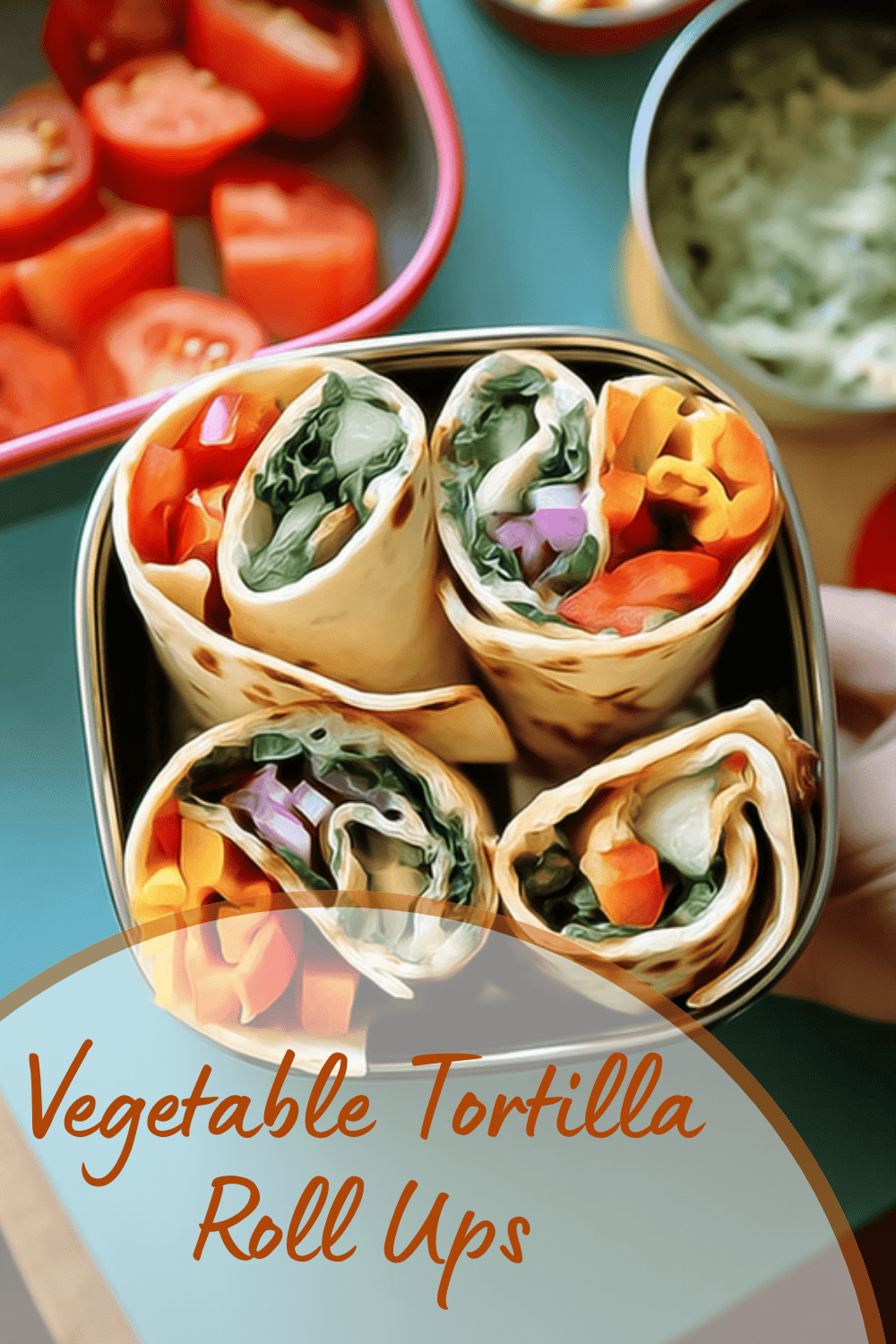 Vegetable Tortilla Roll Ups