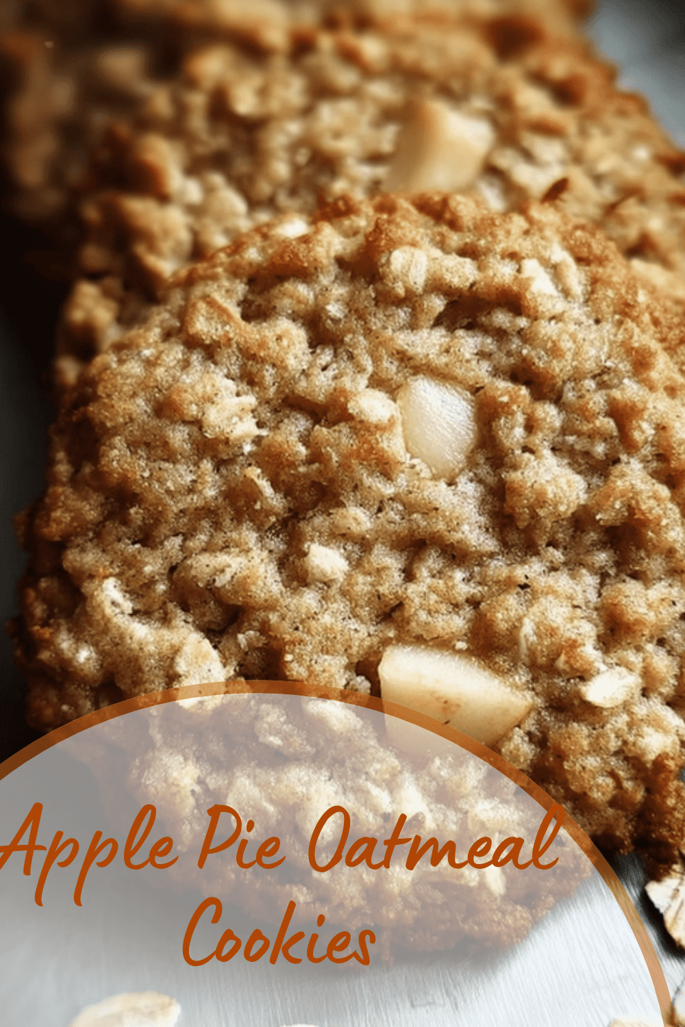 Apple Pie Oatmeal Cookies