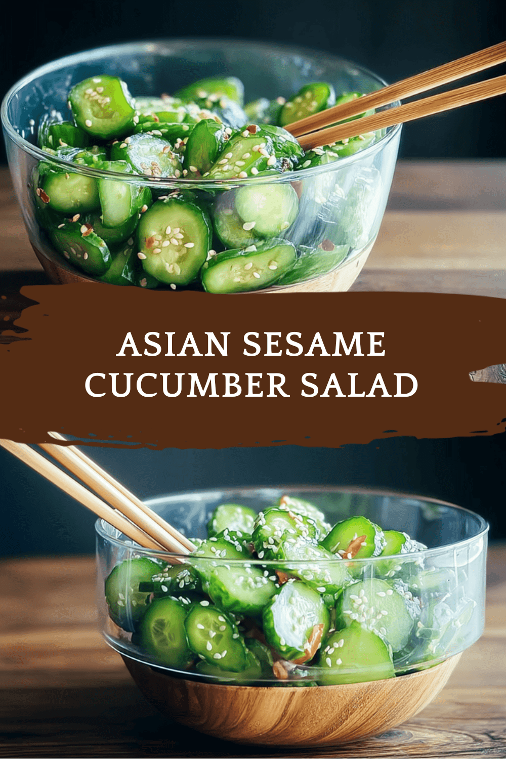 Asian Sesame Cucumber Salad