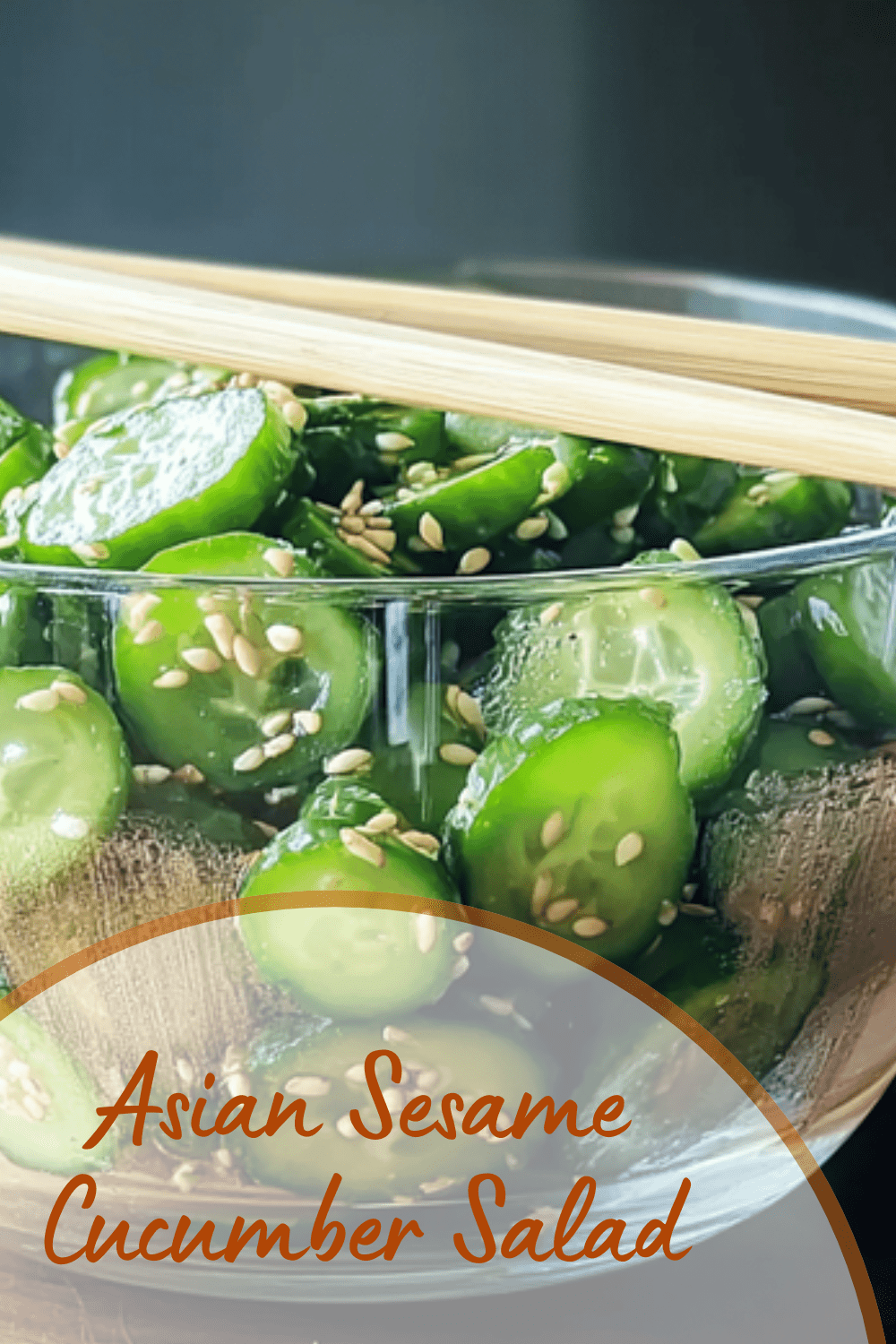 Asian Sesame Cucumber Salad
