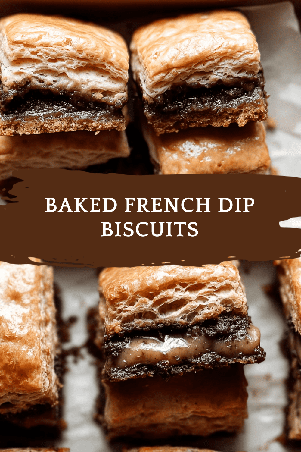 Baked French Dip Biscuits