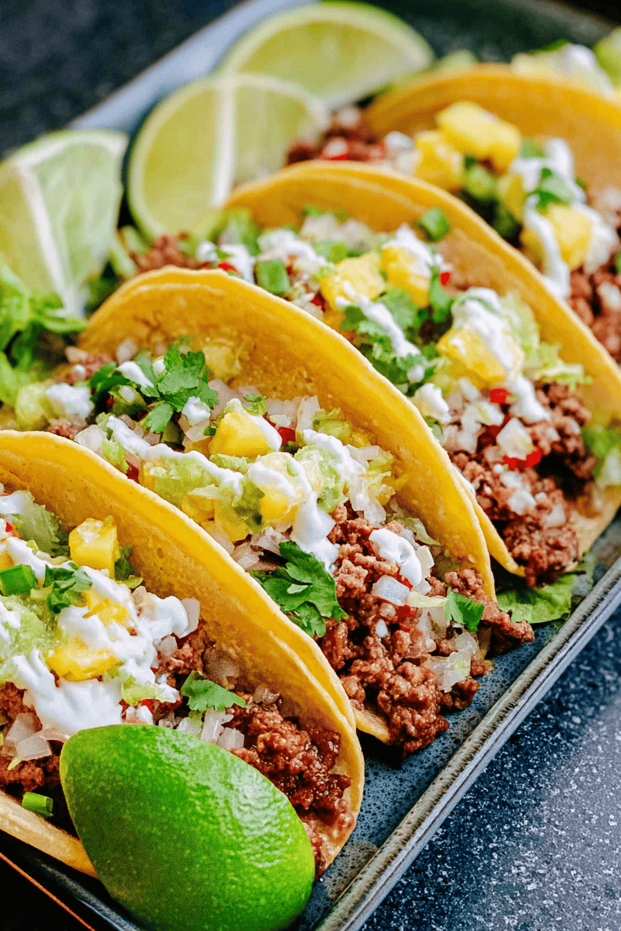 Beef Tacos