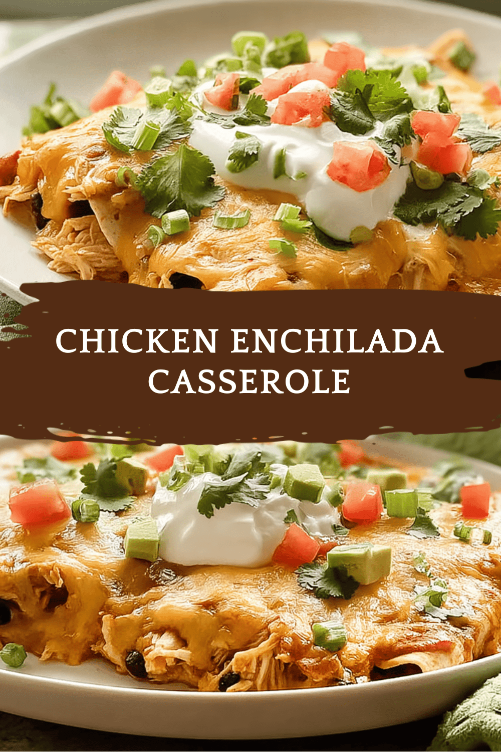 Chicken Enchilada Casserole Recipe With Melty Cheese And Spicy Sauce 6 Chicken Enchilada Casserole