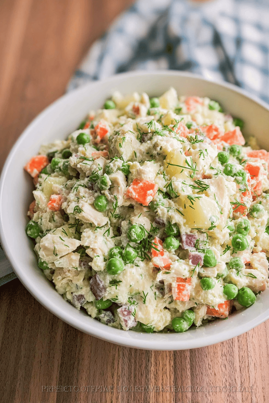 Chicken Olivye Salad