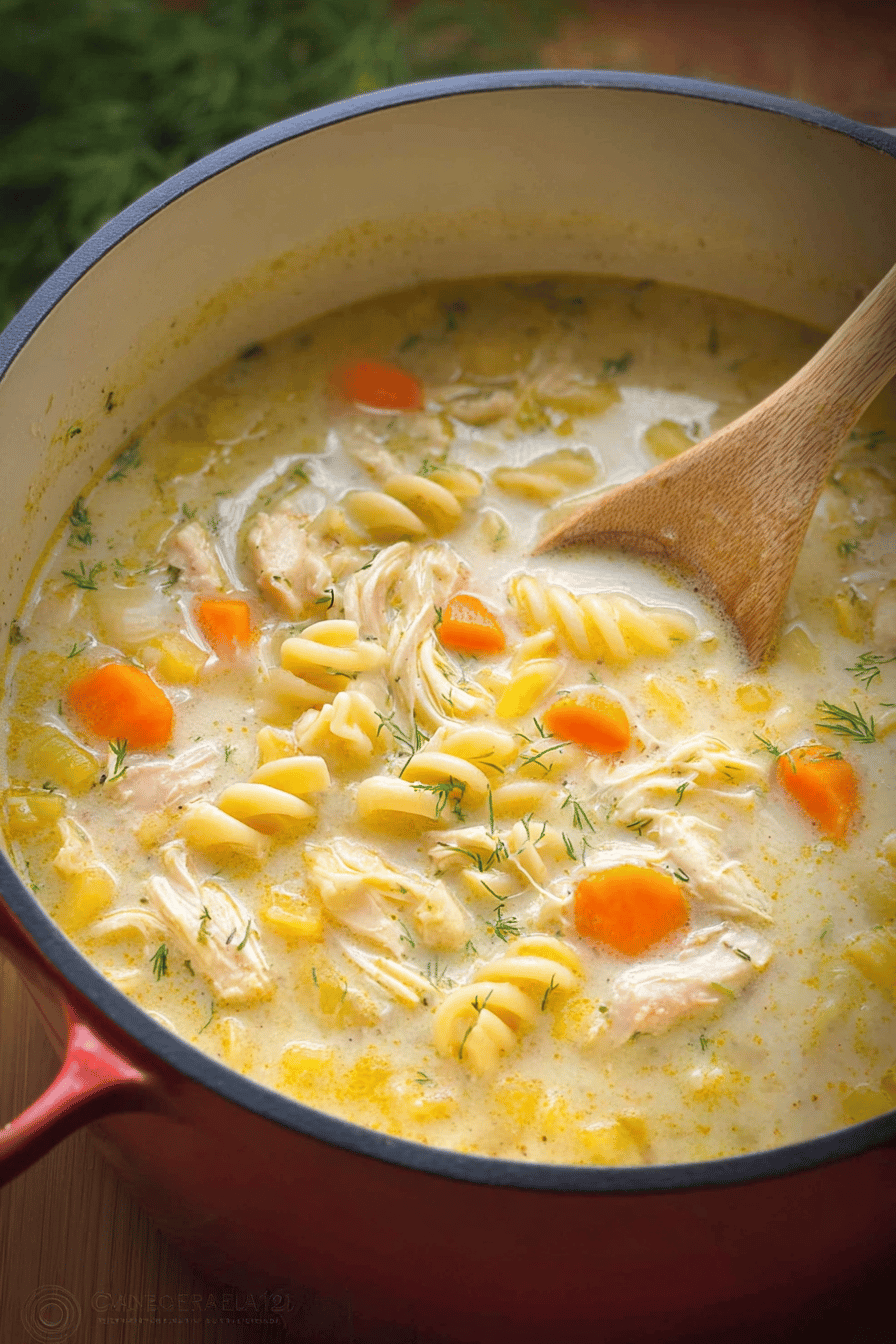 Creamy Chicken Noodle Soup