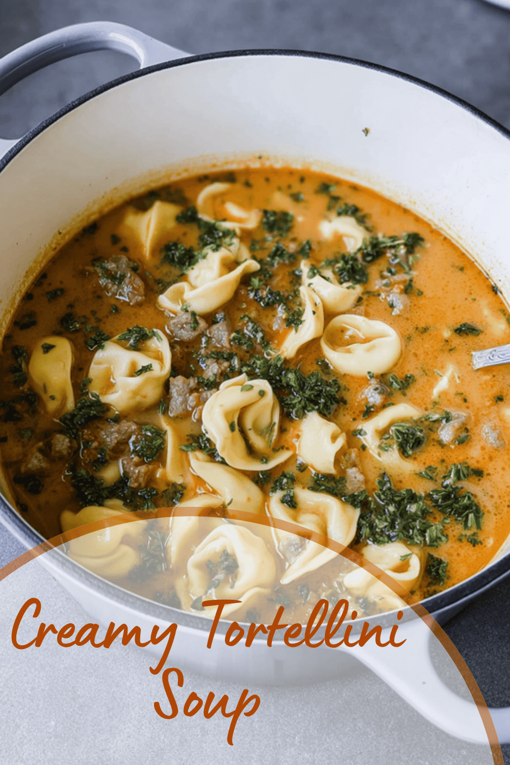 Creamy Tortellini Soup