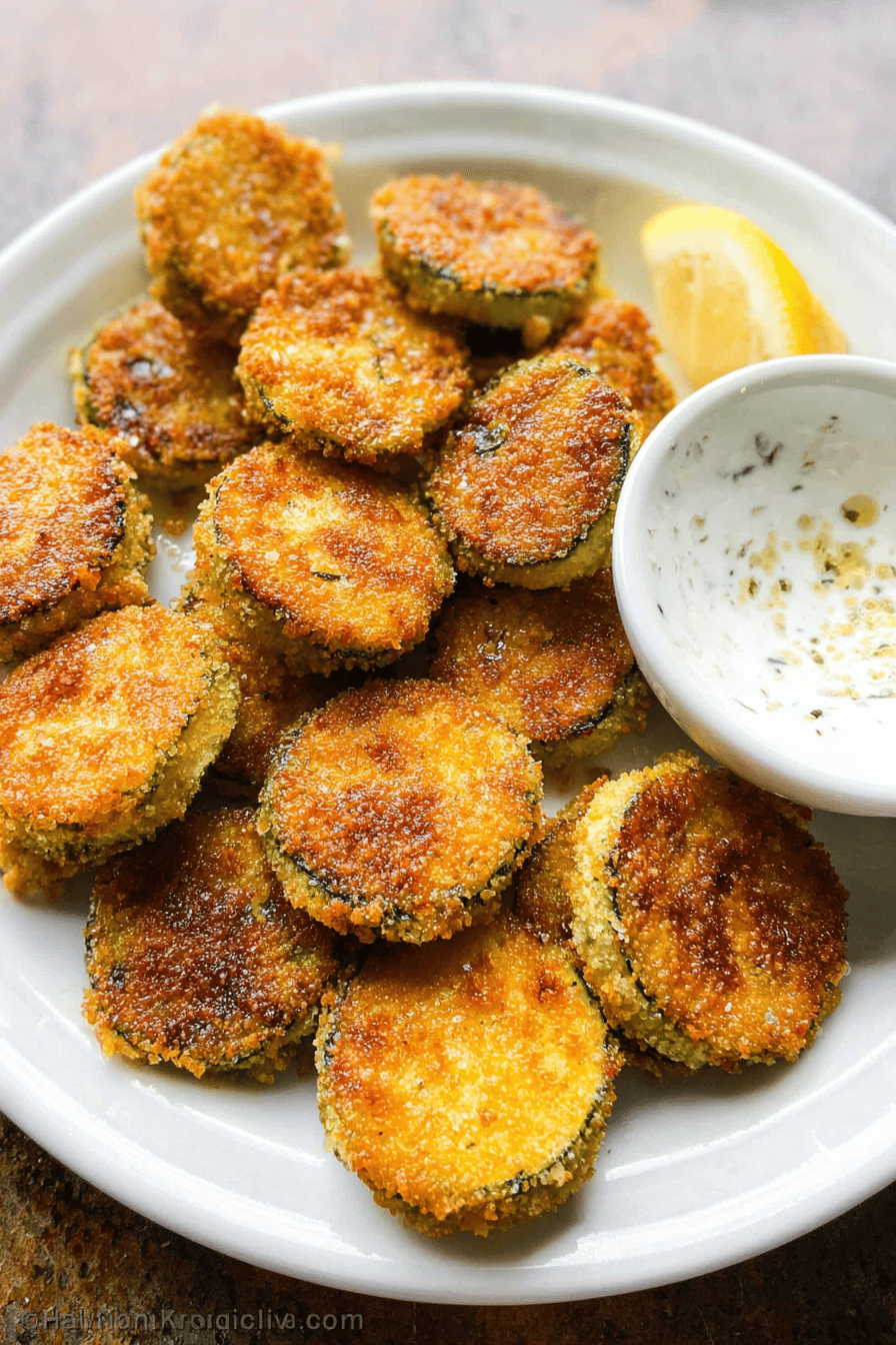 Crisp Zucchini Bites