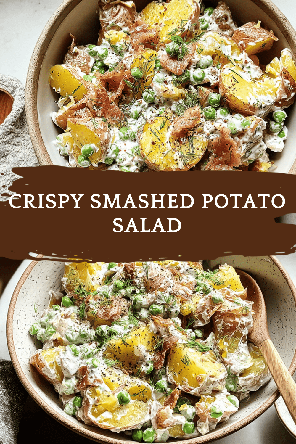 Crispy Smashed Potato Salad