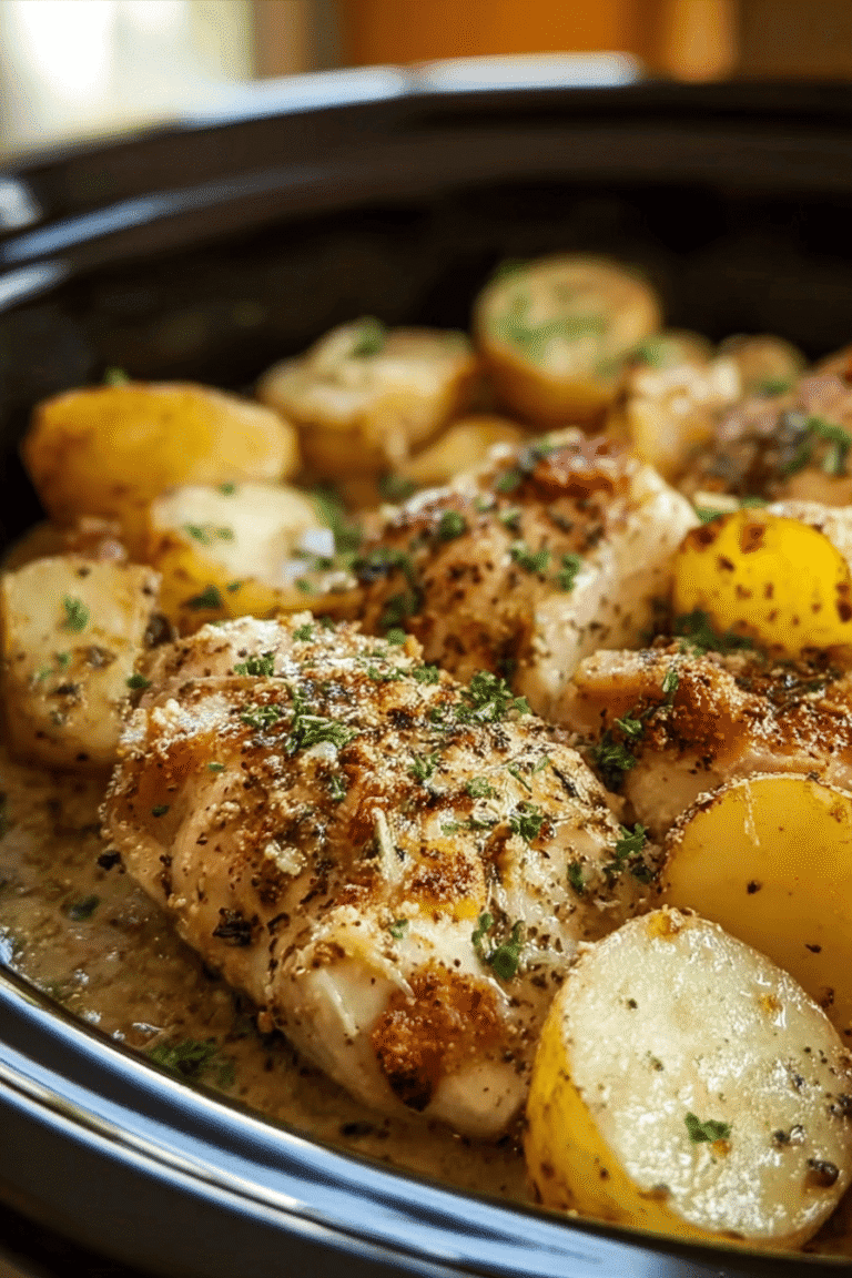 Crockpot Garlic Parmesan Chicken And Potatoes 60.Png