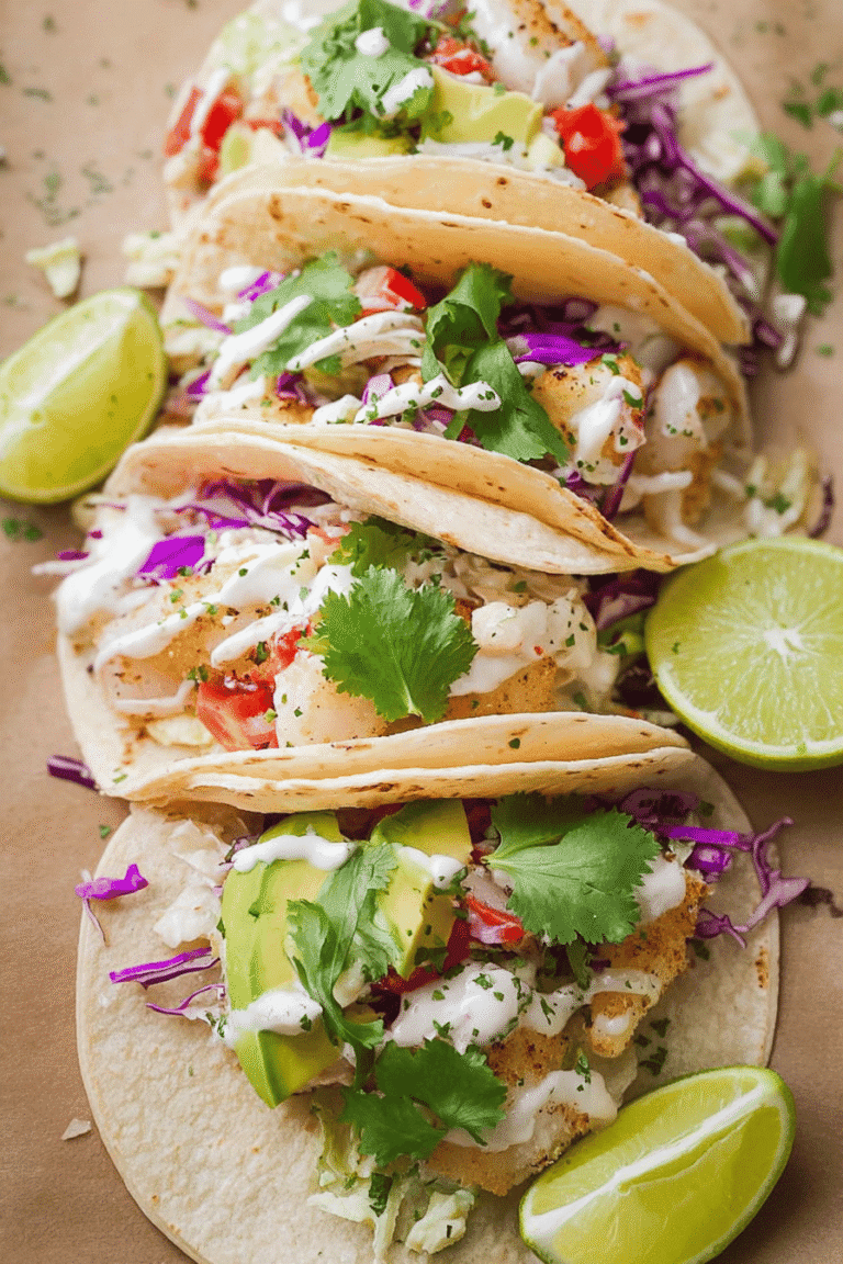 Fish Tacos Recipe With Creamy Sauce For Bold Flavor 8 Fish Tacos 88.Png
